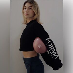 FORMA Athletics x Cotton Citizen Black Crop Top
